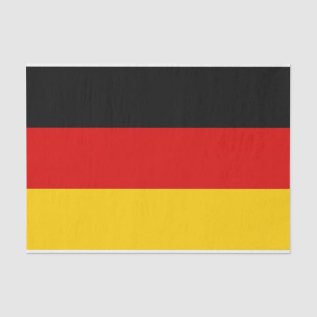 Patriotisches Papiertaschentuch mit der Flagge Deu Seidenpapier (Vorderseite)