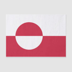Patriotisches Papiertaschentuch mit der Flagge Grö Seidenpapier