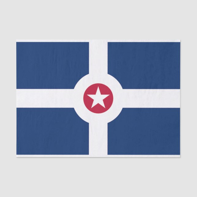 Patriotisches Papiertaschentuch mit der Flagge Ind Seidenpapier (Vorderseite)