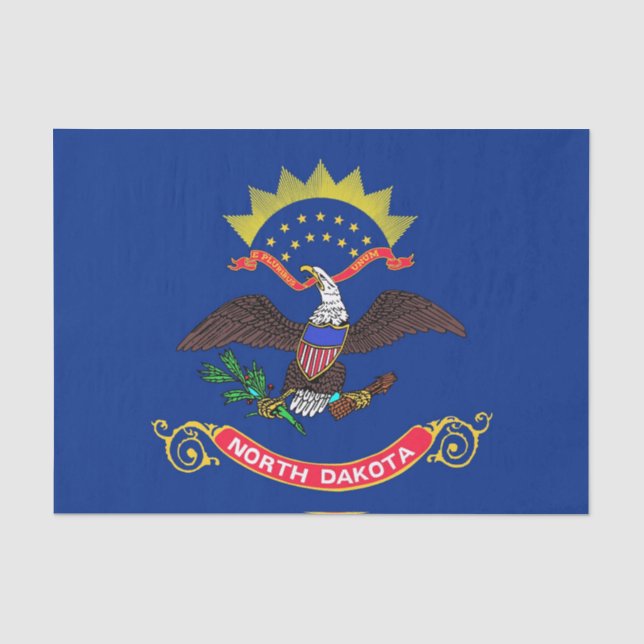 Patriotisches Papiertaschentuch mit der Flagge Nor Seidenpapier (Vorderseite)