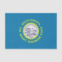 Patriotisches Papiertaschentuch mit der Flagge Sou