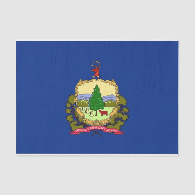Patriotisches Papiertaschentuch mit der Flagge Ver Seidenpapier (Vorderseite)