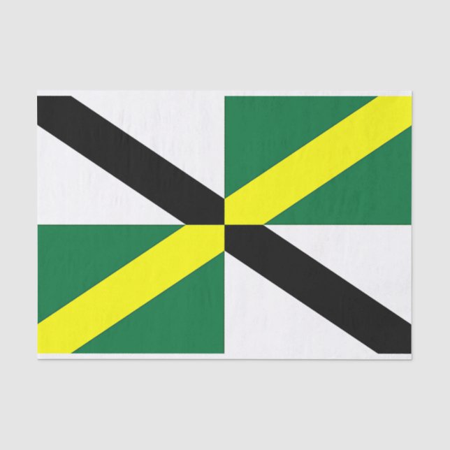 Patriotisches Papiertaschentuch mit der Flagge von Seidenpapier (Vorderseite)
