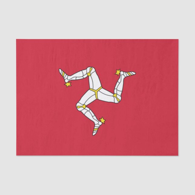 Patriotisches Papiertaschentuch mit der Flagge von Seidenpapier (Vorderseite)