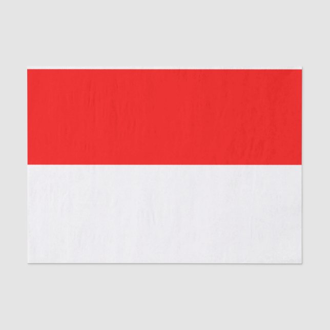 Patriotisches Papiertaschentuch mit Flagge Indones Seidenpapier (Vorderseite)