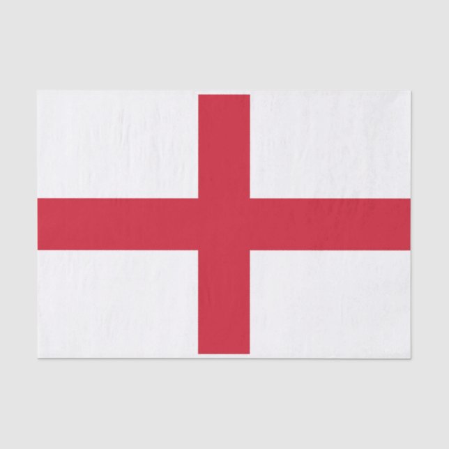 Patriotisches Papiertaschentuch mit Flagge von Eng Seidenpapier (Vorderseite)