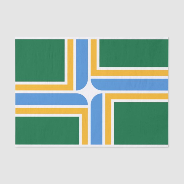 Patriotisches Papiertaschentuch mit Flagge von Por Seidenpapier (Vorderseite)