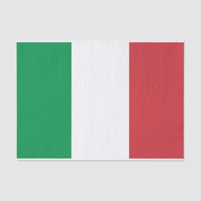 Patriotisches Papiertaschentuch mit italienischer  Seidenpapier (Vorderseite)
