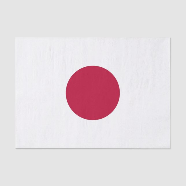 Patriotisches Papiertaschentuch mit japanischer Fl Seidenpapier (Vorderseite)