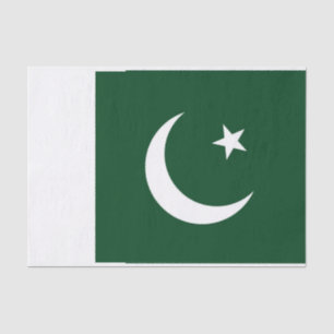 Patriotisches Papiertaschentuch mit pakistanischer Seidenpapier