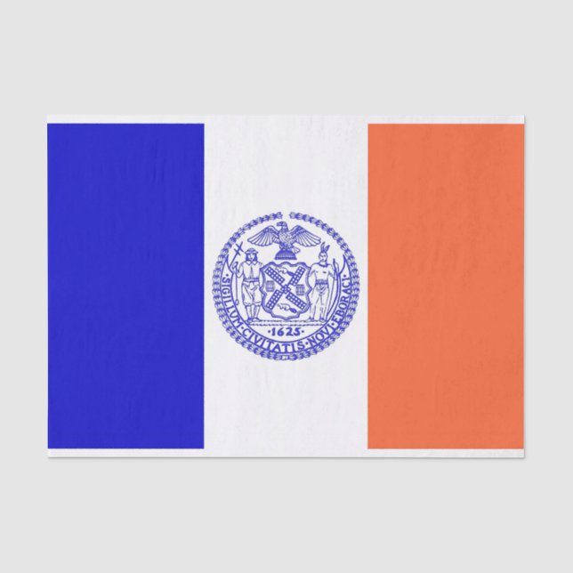 Patriotisches Papiertütenpapier mit der Flagge New Seidenpapier (Vorderseite)