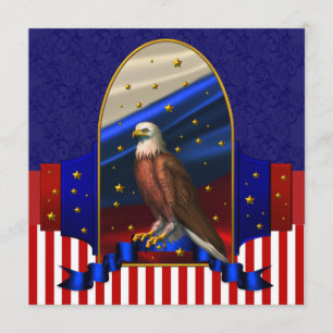 Patriotisches Party der politischen Kampagne Einladung