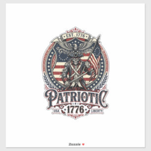 Patriotisches Phantom Patriot Horror Monster Patri Aufkleber
