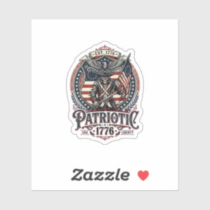 Patriotisches Phantom Patriot Horror Monster Patri Aufkleber