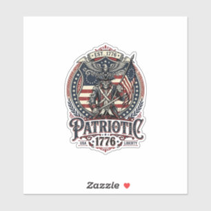 Patriotisches Phantom Patriot Horror Monster Patri Aufkleber