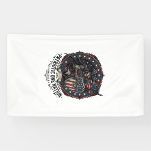 Patriotisches Phantom Patriot Horror Monster Patri Banner