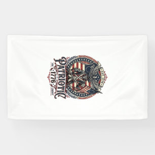 Patriotisches Phantom Patriot Horror Monster Patri Banner