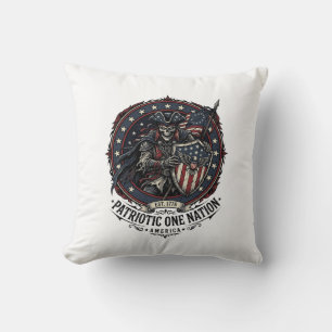 Patriotisches Phantom Patriot Horror Monster Patri Kissen