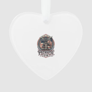 Patriotisches Phantom Patriot Horror Monster Patri Ornament