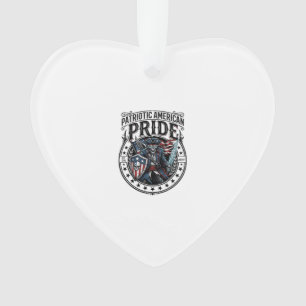 Patriotisches Phantom Patriot Horror Monster Patri Ornament