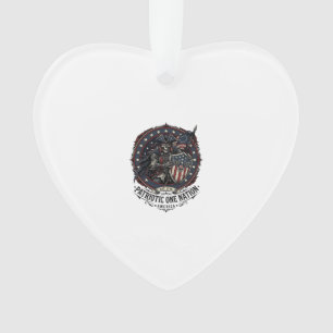 Patriotisches Phantom Patriot Horror Monster Patri Ornament
