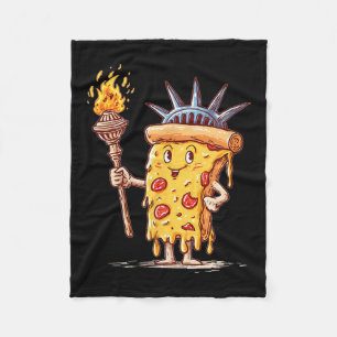 Patriotisches Pizzakostum für die Liebhaber der US Fleecedecke