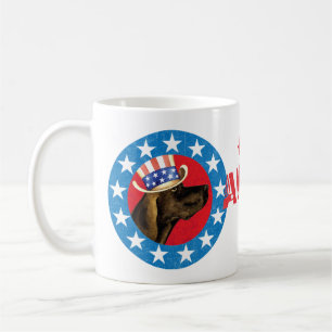 Patriotisches Plotter Kaffeetasse
