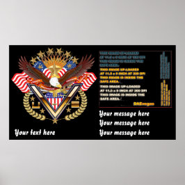 Patriotisches Poster groß bis klein Siehe Anmerkun