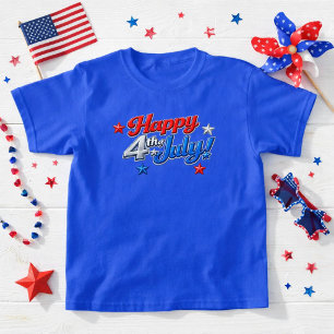 Patriotisches Rot Weiß Blau 4. Juli T-Shirt