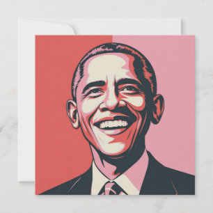 Patriotisches Rot, Weiß und Blau Barack Obama Zita