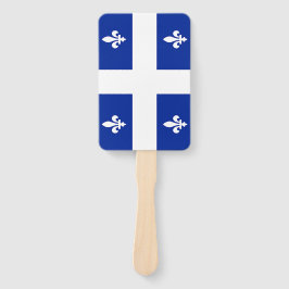 Patriotisches Set der Fans mit der Flagge Quebec Fächer