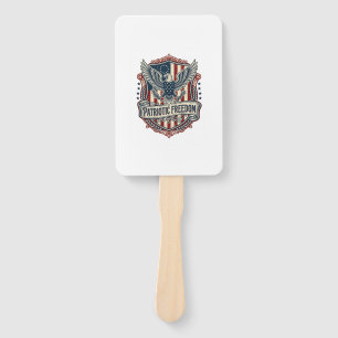Patriotisches Staatsstolz-Serie Vector Graphic Tee Fächer