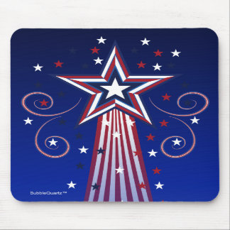 Patriotisches Sterne mousepad