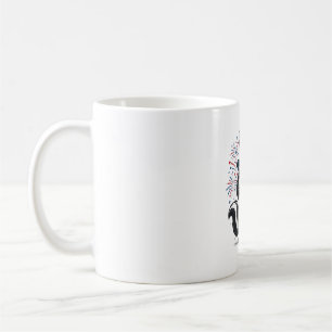 Patriotisches Stinktier Vintage-Feuerwerk Grafik-S Kaffeetasse