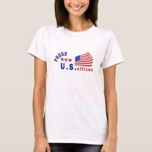 Patriotisches T-Shirt der USA, stolzer neuer ameri