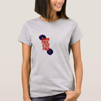 Patriotisches T-Shirt zum 4. Juli für Frauen USA-F