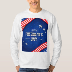 Patriotisches Tagesdesign des Präsidenten T - Shir T-Shirt