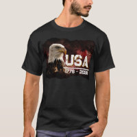 Patriotisches USA 1776 - 2026 Weißkopfseeadler T-S