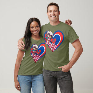 patriotisches USA-Adler-T-Shirt T-Shirt