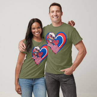 patriotisches USA-Adler-T-Shirt T-Shirt