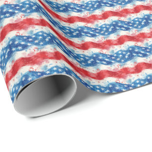 Patriotisches USA-Geschenkpapier Geschenkpapier