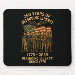 Patriotisches USA-Heer US-Militärparade 250. Jahre Mousepad