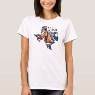 Patriotisches USA Texas T-Shirt