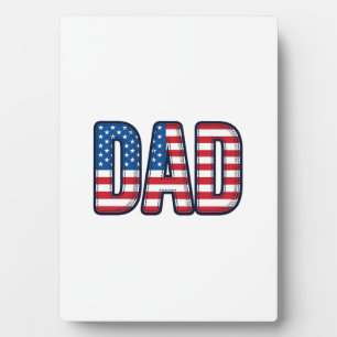 Patriotisches VATER-Vektor-Shirt-Design_1 Fotoplatte