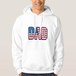 Patriotisches VATER-Vektor-Shirt-Design_1 Hoodie