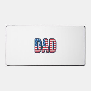 Patriotisches VATER-Vektor-Shirt-Design_1 Schreibtischunterlage