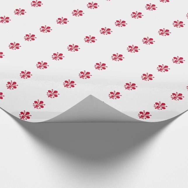 Patriotisches Verpackungspapier mit der Fahne von  Geschenkpapier (Ecke)