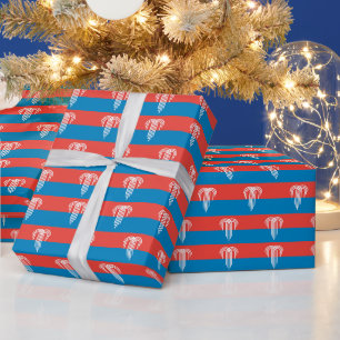 Patriotisches Verpackungspapier mit Fahne von Kans Geschenkpapier