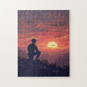 Patriotisches Versteckbild-Mosaik-Aktivitätsspiel 