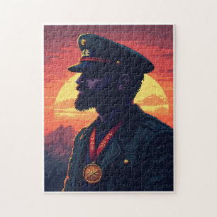 Patriotisches verstecktes Bild-Mosaik-Aktivitätssp